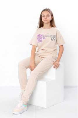 Комплект для дівчинки підлітковий (футболка+штани)
